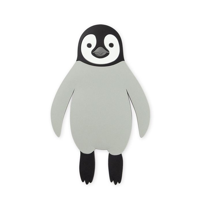 日本 TOYO CASE 無痕壁貼折手手腳交掛勾/ 03 Penguin