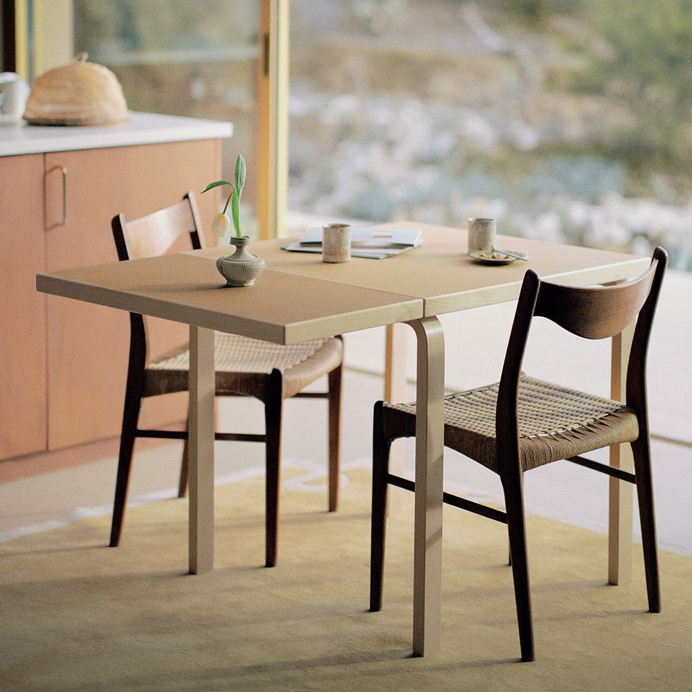 北歐櫥窗/Artek Aalto Table foldable 摺疊桌（陶棕／胡桃色桌面）