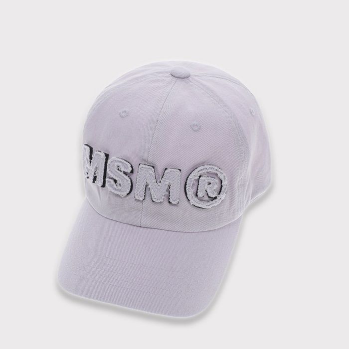 韓國 MSMR 帽子/ Patch logo/ 淺薰衣草紫/ 禮物套組