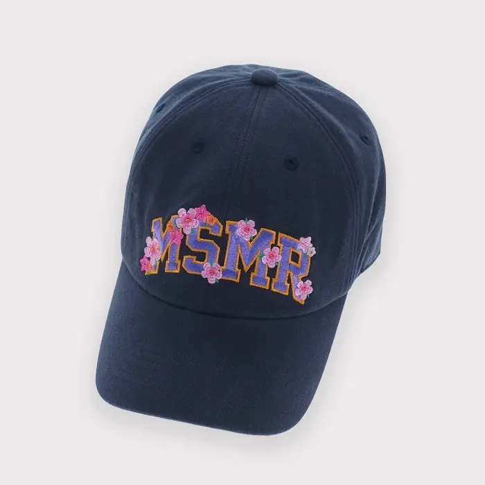 韓國 MSMR 帽子/ Blossom logo/ 海軍藍/ 禮物套組