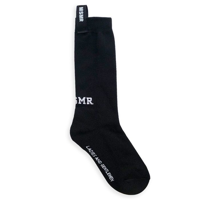 韓國 MSMR 中筒襪/ Mid Calf Tape/ 黑/ 禮物套組