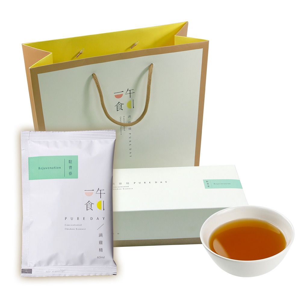冷凍【一午一食】駐青春滴雞精(10入/禮盒裝)-65ml/包