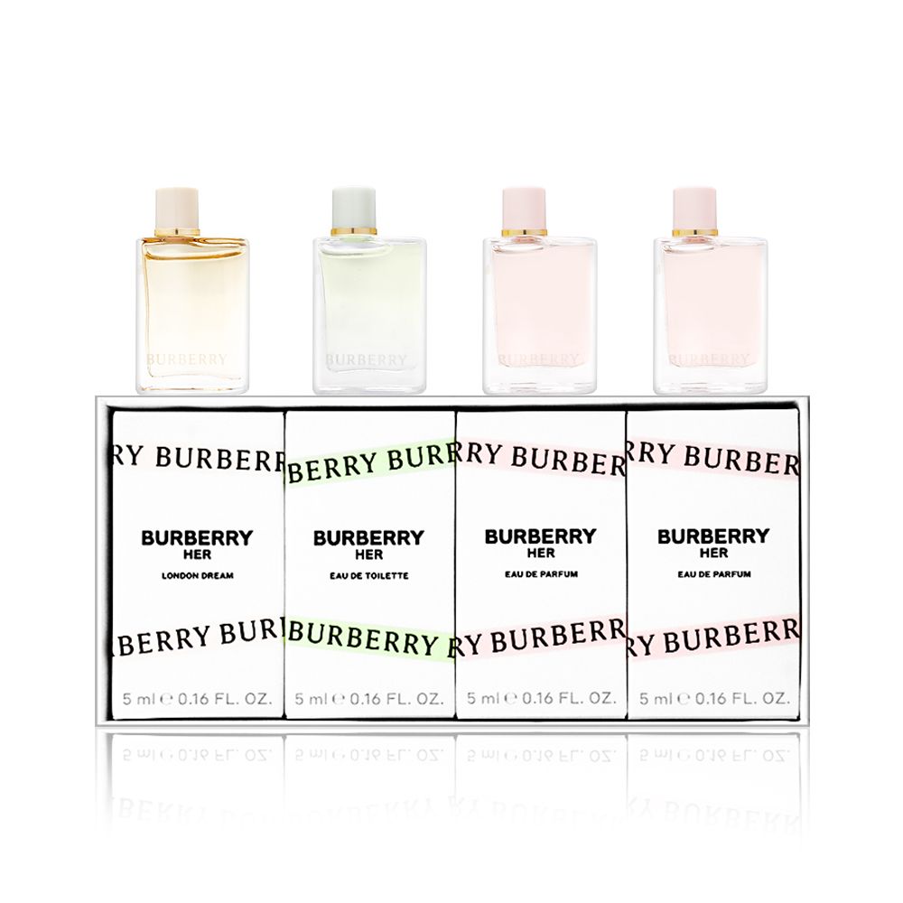 【BURBERRY】HER香水旅行迷你組 5ml*4-平行輸入
