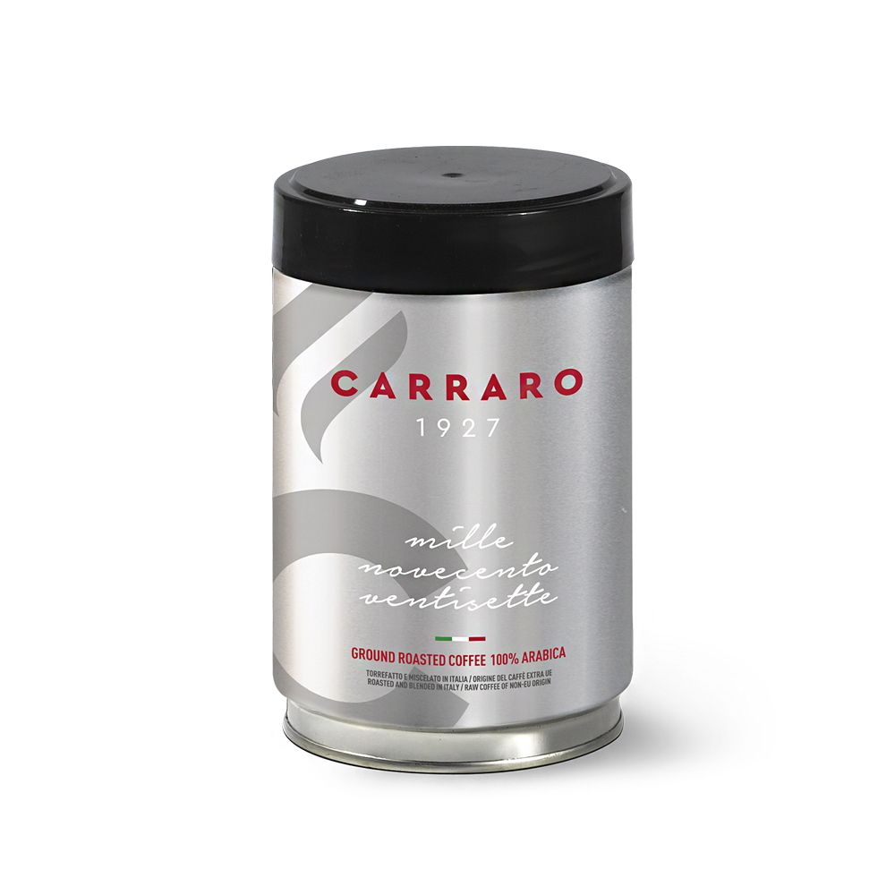 Carraro 1927專業義式罐裝研磨咖啡粉/ 250g/ 中焙