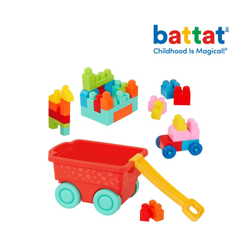 Battat 樂波島-建築師積木拖車