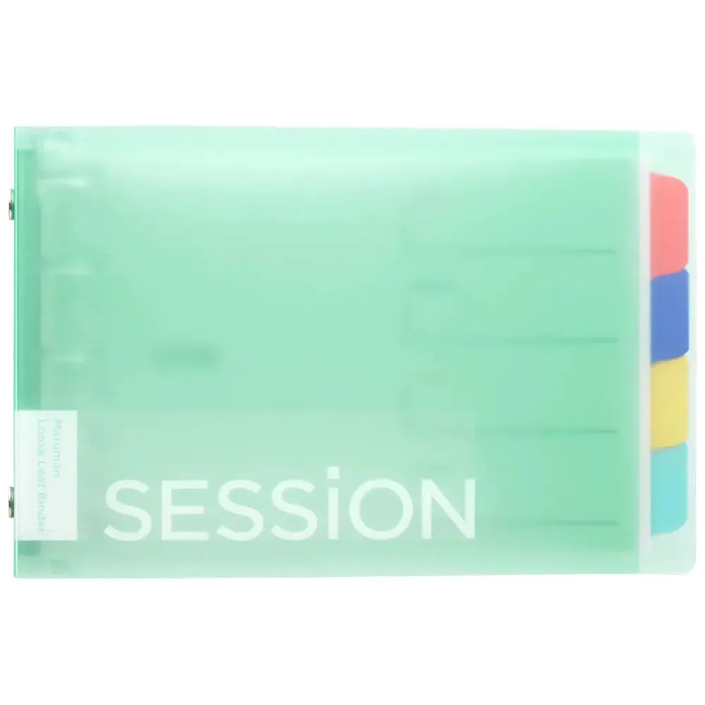 maruman SESSION 9孔夾/ B7/ 薄荷綠