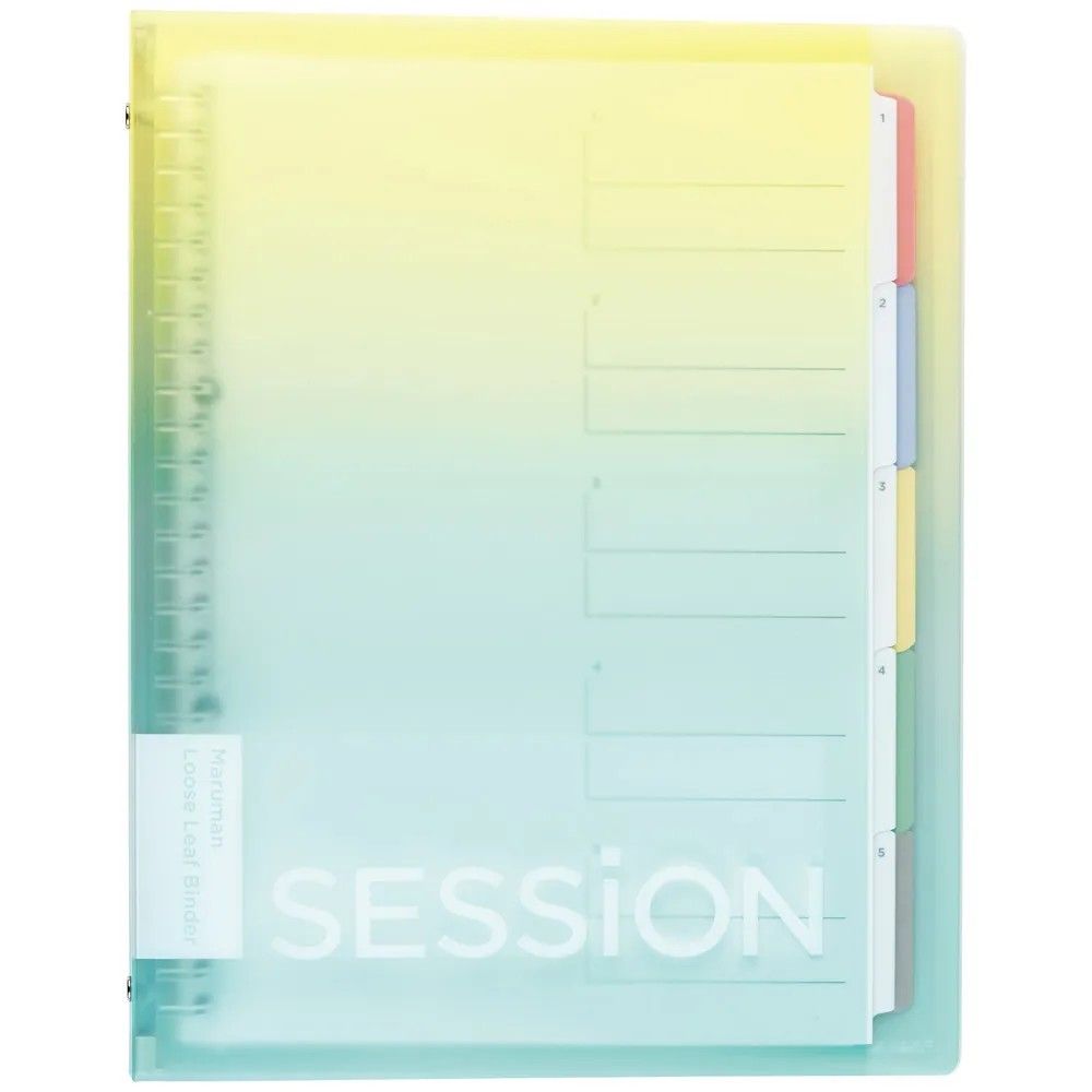 maruman SESSION 26孔夾/ B5/ 柔彩系/ 檸檬汽水