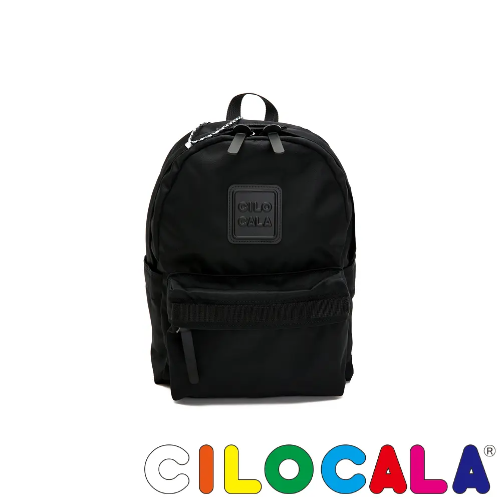 CILOCALA 亮彩尼龍防潑水BLACKY後背包-小 黑