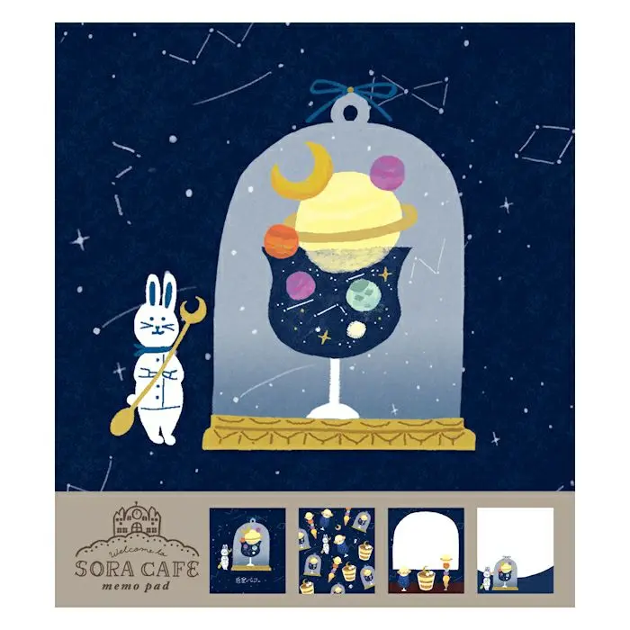 日本 Wa-Life Sora Cafe 便條紙本/ 黑夜
