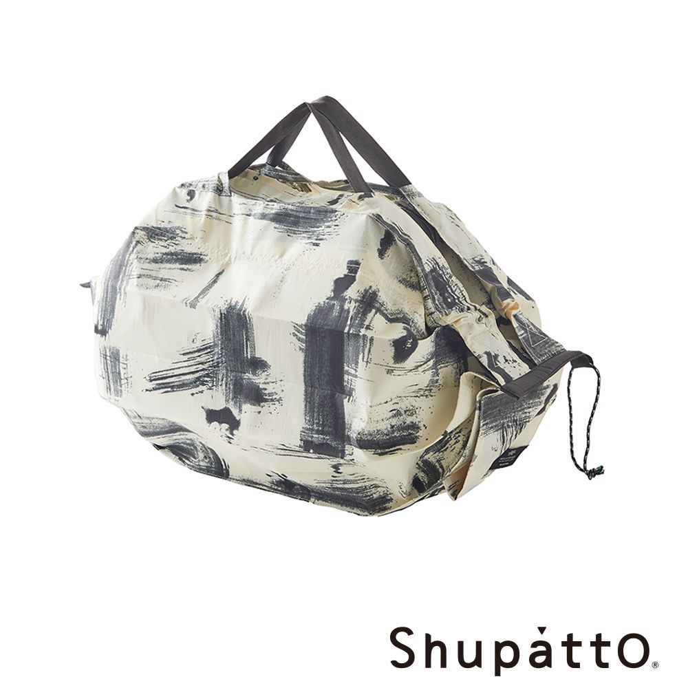 Shupatto 燈籠型戶外系列防潑水秒收保冷袋/ 樺木白