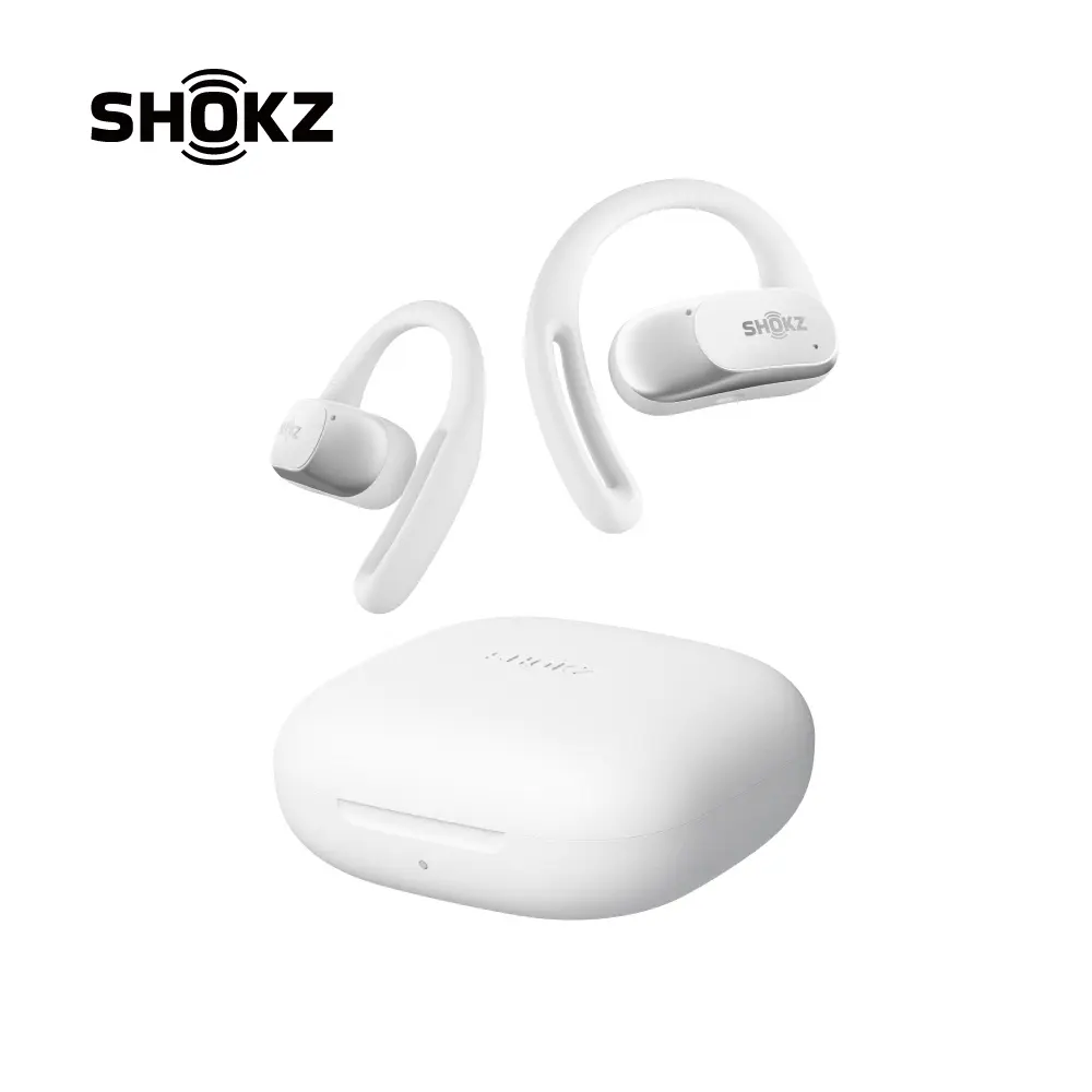 SHOKZ OpenFit Air開放式藍牙耳機/ 冰川白