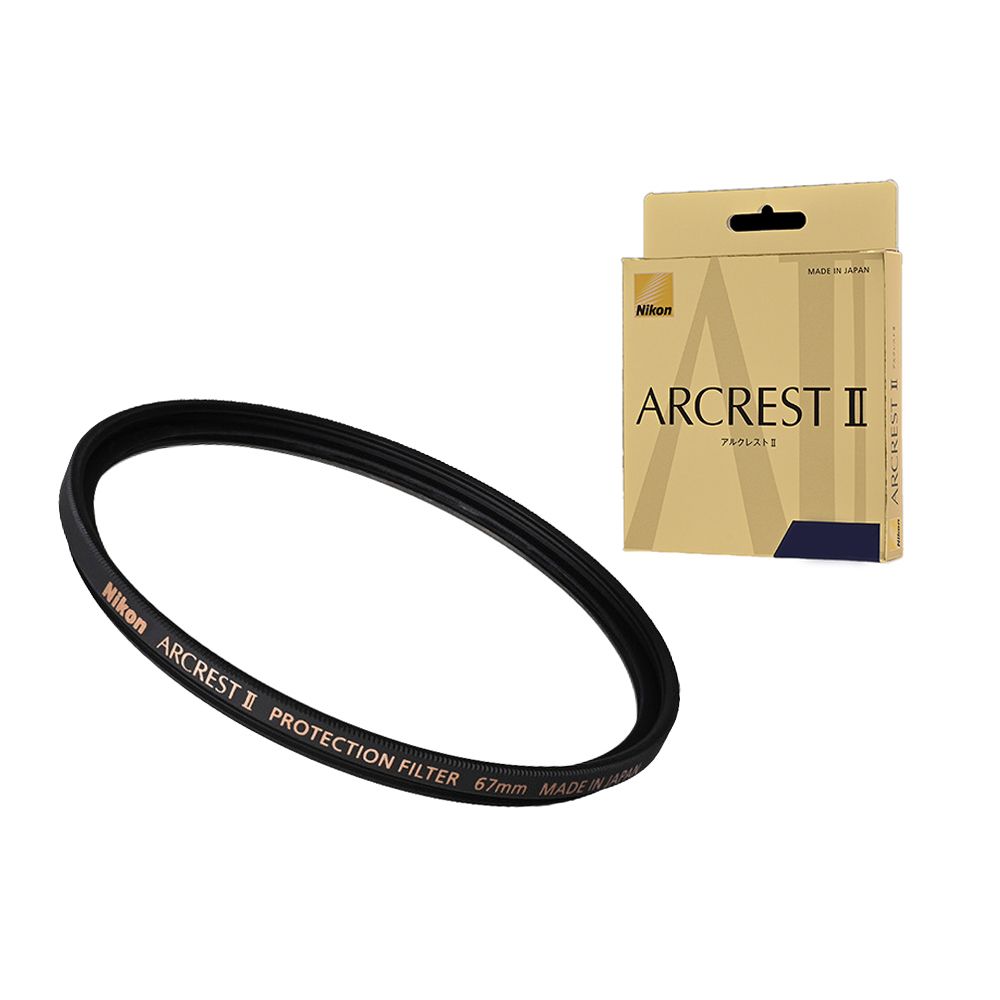 Nikon ARCREST II PROTECTION FILTER 67mm 保護鏡 雙面防靜電、防潑水、防油汙塗層