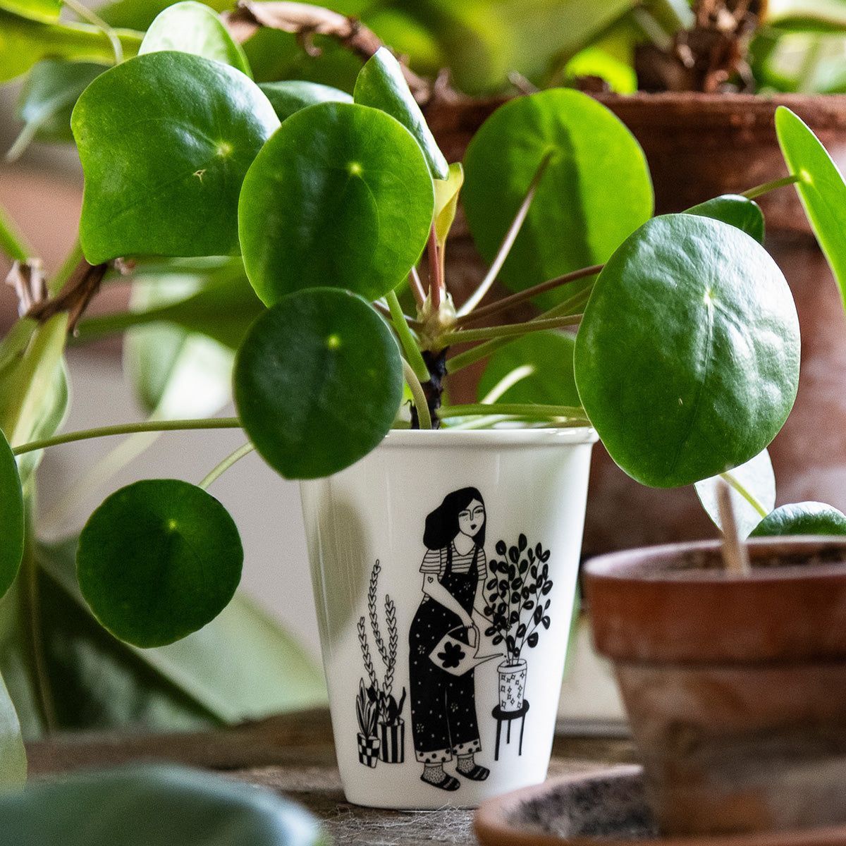 比利時 helen b 陶瓷杯/ plant lover