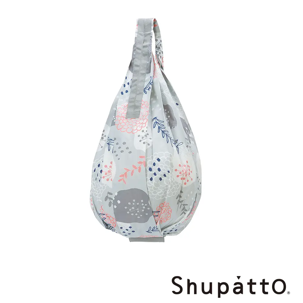 Shupatto 水滴型秒收環保啪啪包-中/ 罌粟灰