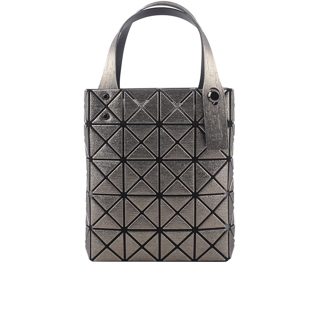 【ISSEY MIYAKE】BAO BAO 5X4 立體金屬色迷你方盒手提包(槍銅色)/ 平行輸入