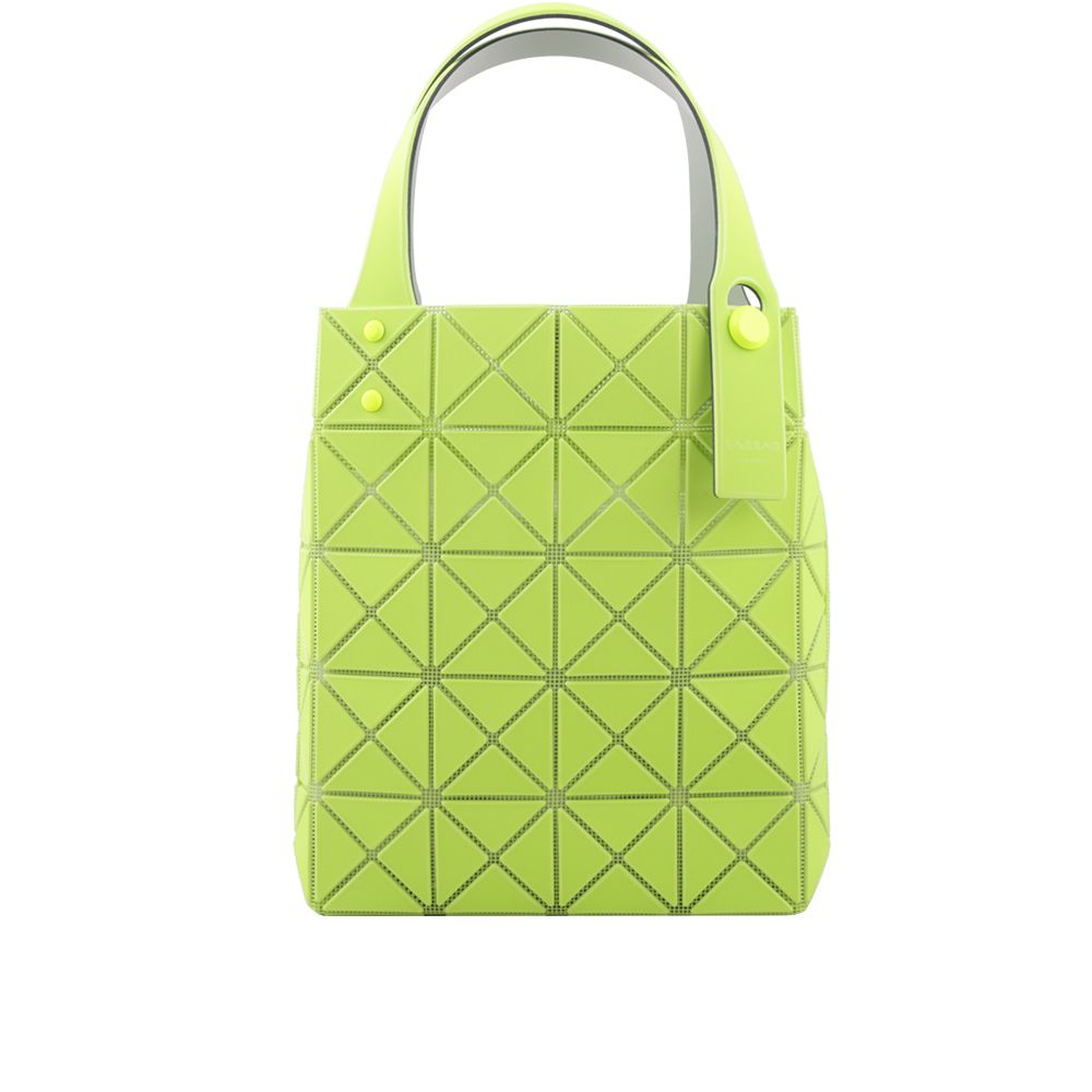 【ISSEY MIYAKE】BAO BAO Prism Plus 5X4 霧面迷你手提包(黃綠色)/ 平行輸入