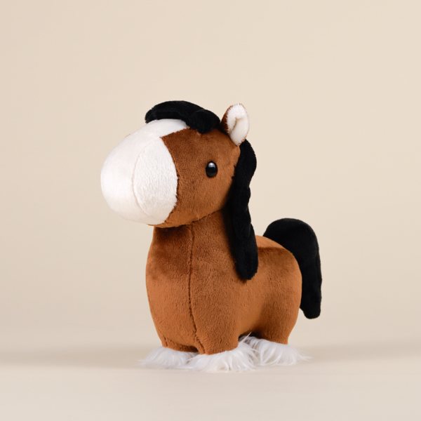 Bellzi Mini Clydesdale Horse小克萊茲代爾馬玩偶