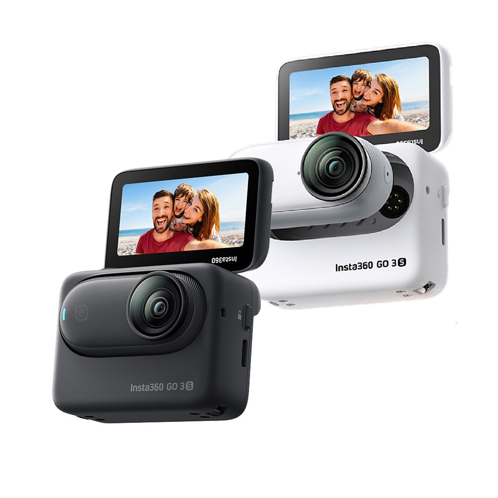 Insta360 GO 3S 拇指防抖相機 64G版本 公司貨/ 星耀黑 贈散熱款主機矽膠套三件組