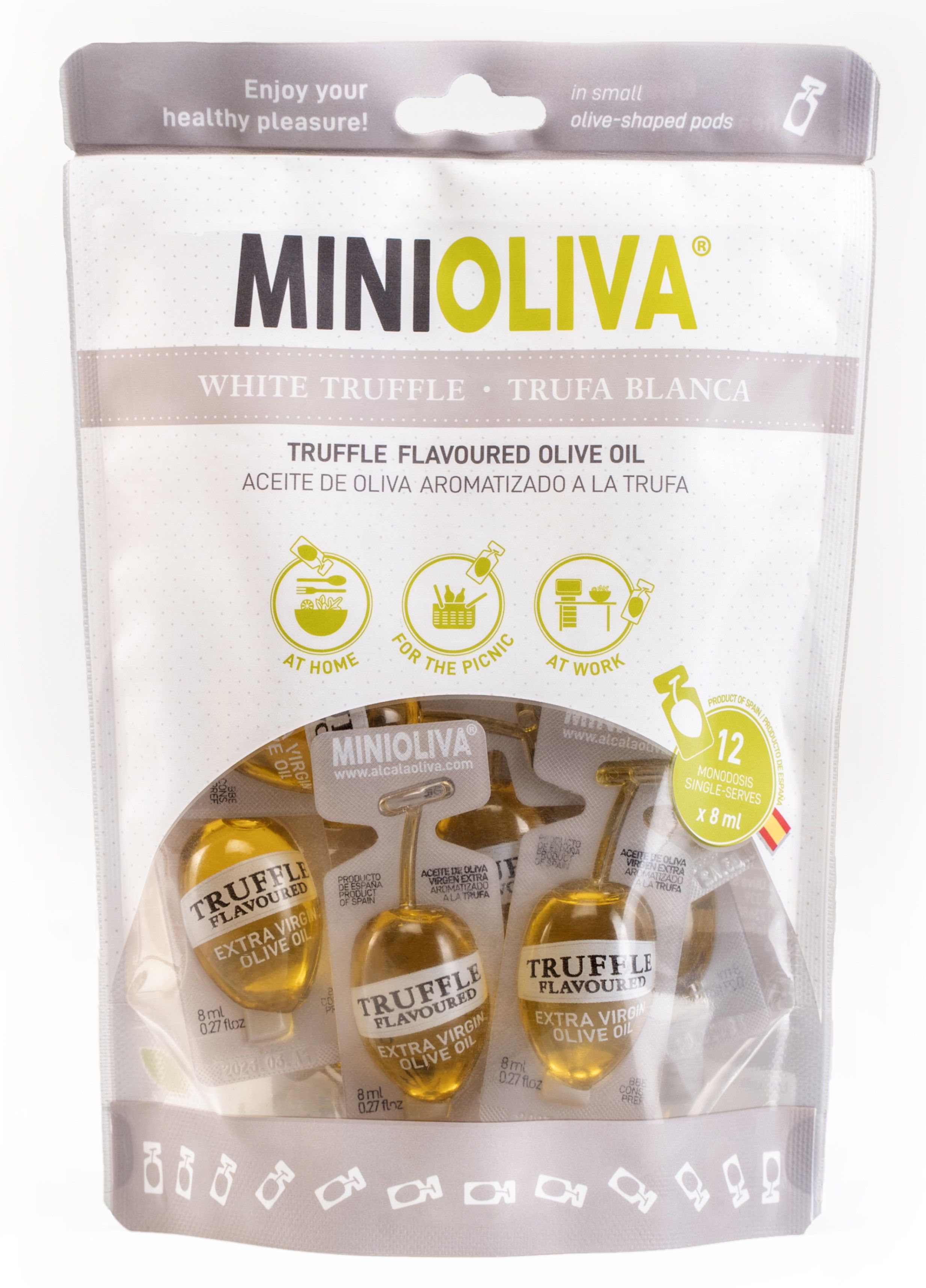 Minioliva白松露風味橄欖油隨身包/ 8ml/ 12入