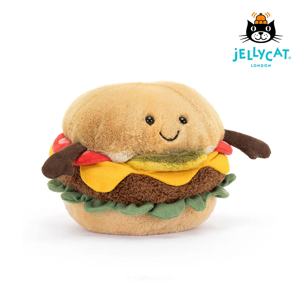 Jellycat趣味漢堡/ 11cm
