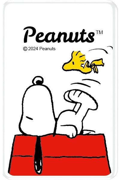 SNOOPY 20W PD超薄磁吸無線快充行動電源5000mAh/ 紅屋款