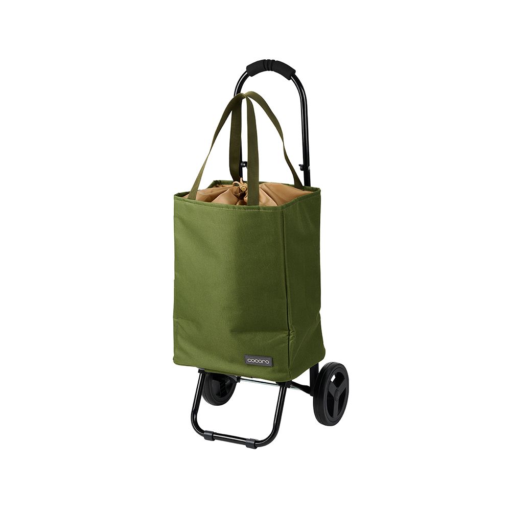 日本cocoro TOTE 保溫保冷摺疊購物車-22L-多色可選/ 森林綠