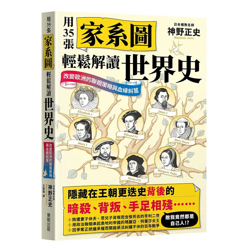 用35張家系圖輕鬆解讀世界史: 改變歐洲的聯姻策略與血緣糾葛