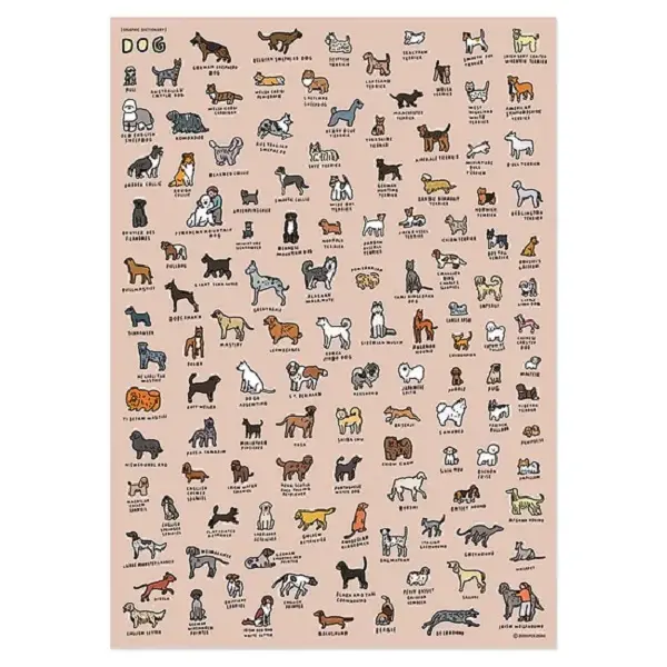 韓國ZERO PER ZERO A3 海報/ Dog dictionary