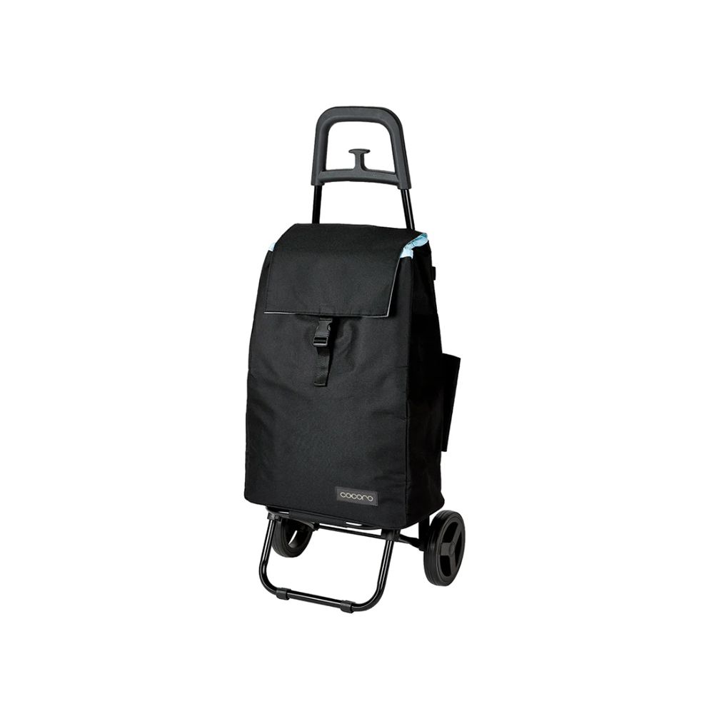 日本cocoro PLAIN BASIC 保溫保冷摺疊購物車-40L-多色可選/ 時尚黑