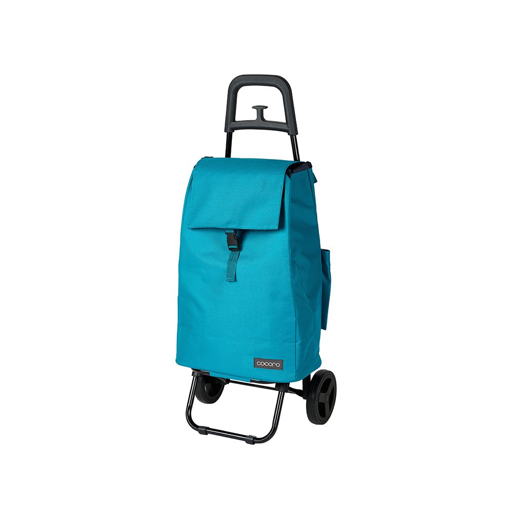 日本cocoro PLAIN COLOR 保溫保冷摺疊購物車-40L-多色可選/ 海水藍