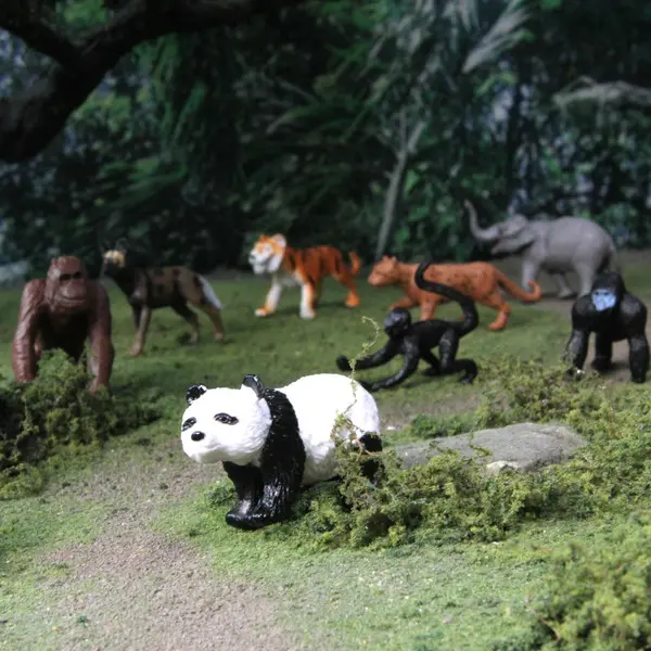 Safari 100109陸地瀕危物種迷你模型筒