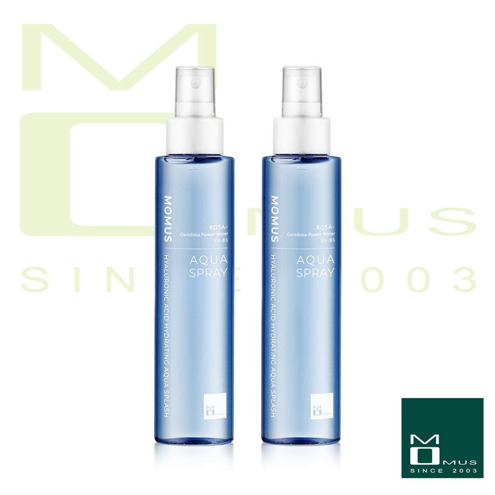 MOMUS 玻尿酸保濕玫瑰水- 噴霧 140ml (2入)