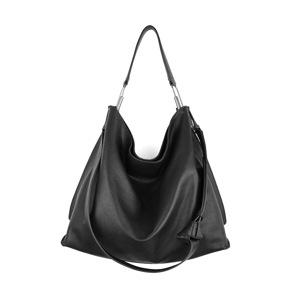 Darker Than Black Bags/Valley Hobo Tall Bag 軟包/ 黑色