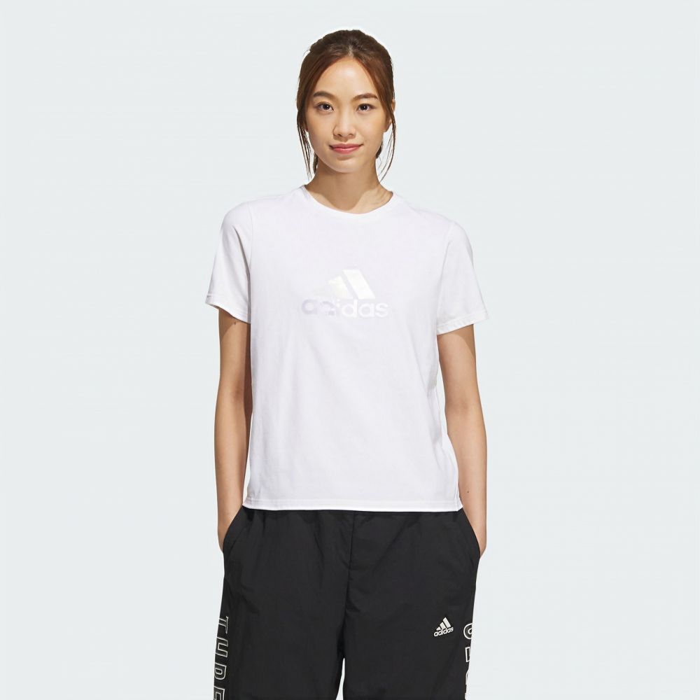 【ADIDAS】MH BOS TEE 2 短袖上衣/白/女款-IZ3147/ M