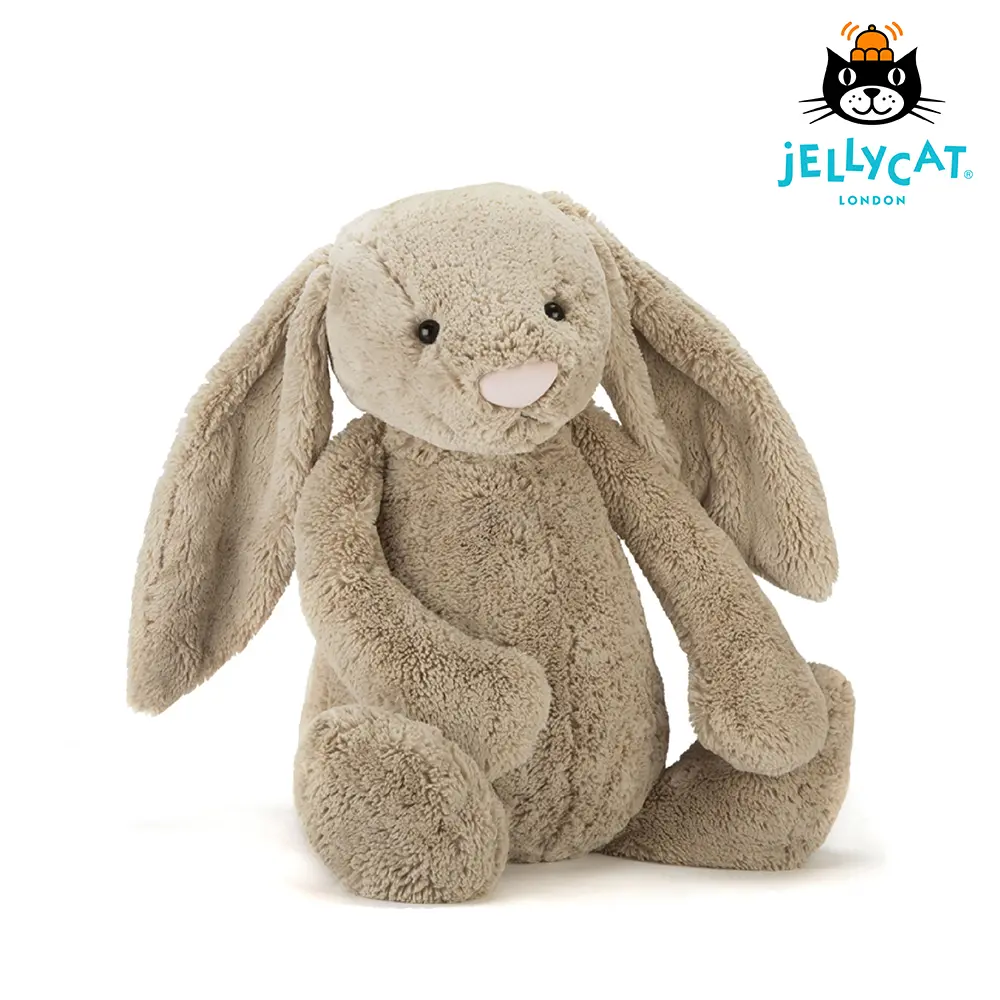 Jellycat經典拿鐵灰兔/ 51cm