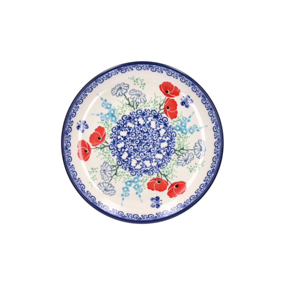 Bunzlau Castle波蘭陶Poppy Garden/蛋糕盤 16cm