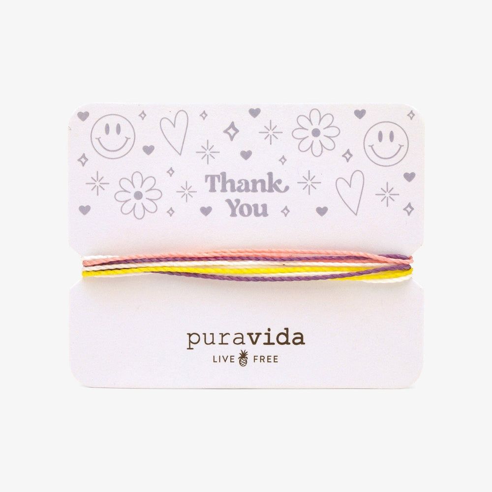 Pura Vida 美國手工 GIFTING系列/ THANK YOU感謝的話手鍊卡