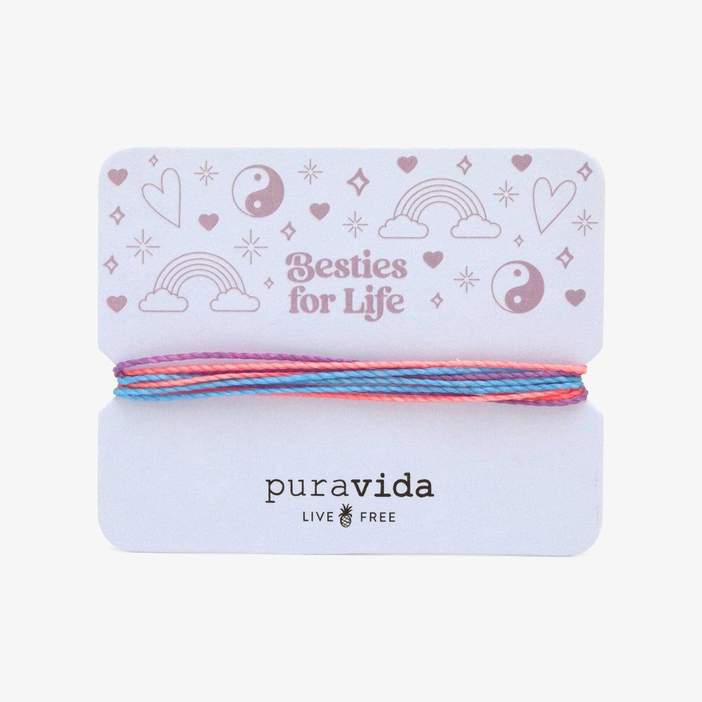 Pura Vida 美國手工 GIFTING系列/ BESTIES FOR LIFE終生摯友手鍊卡