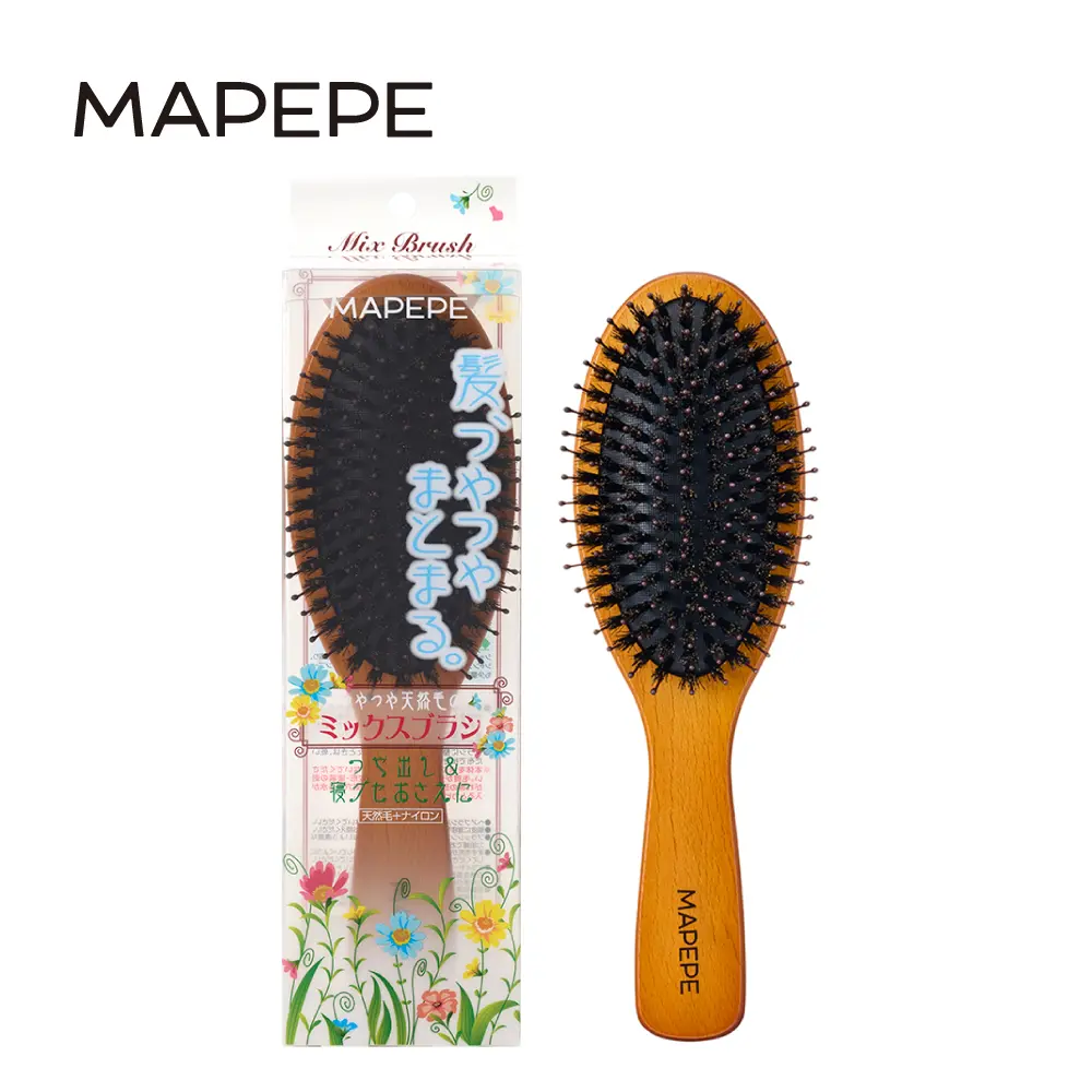 Mapepe-天然毛光澤吹整梳1入-贈精美禮物乙個