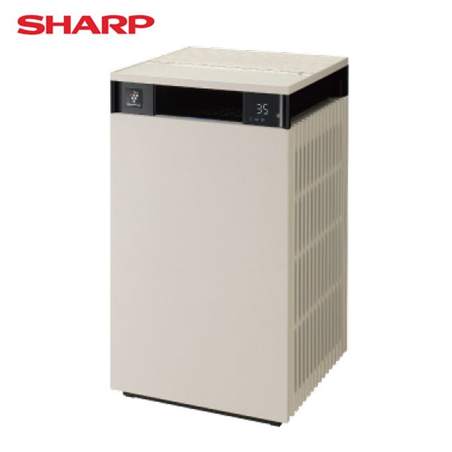 【SHARP夏普】27坪Purefit自動除菌離子空氣清淨機FP-S90T/ (奶油白)