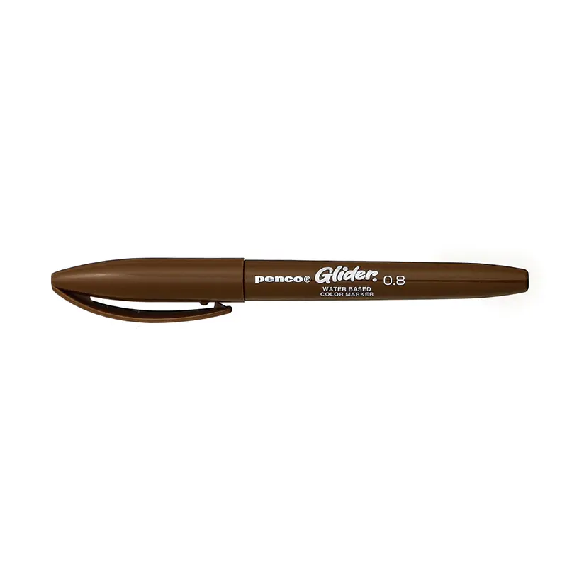 日本 HIGHTIDE Penco Glider 水性彩色筆/ 0.8mm/ 棕