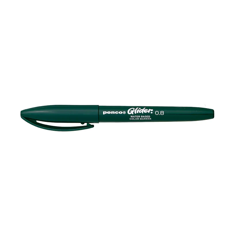 日本 HIGHTIDE Penco Glider 水性彩色筆/ 0.8mm/ 墨綠色