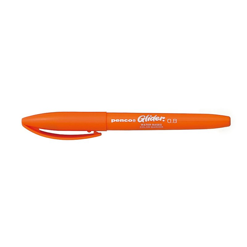 日本 HIGHTIDE Penco Glider 水性彩色筆/ 0.8mm/ 橘
