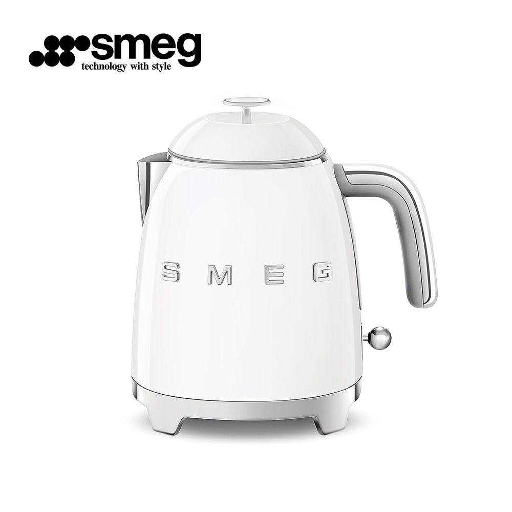 【SMEG】義大利復古迷你電熱水壺-珍珠白