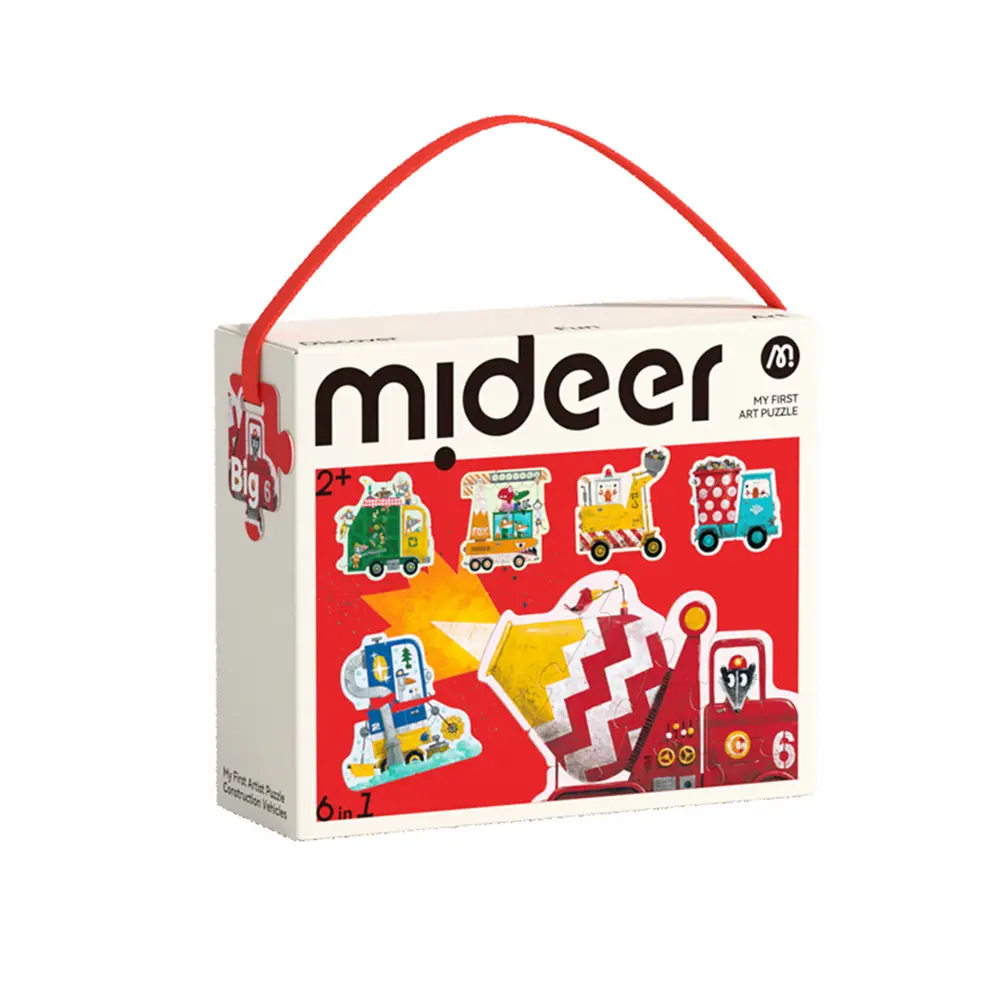 MiDeer六合一拼圖/ 工程車