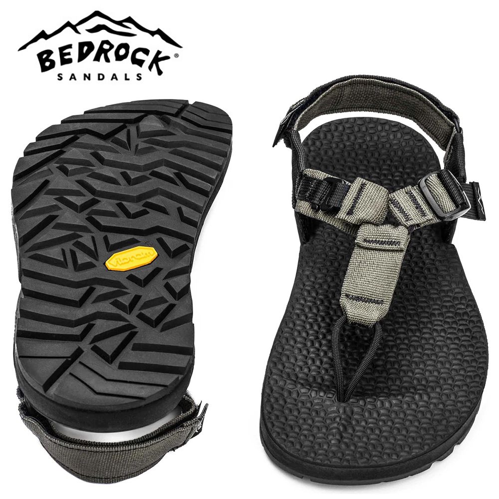 【BEDROCK 美國】Cairn 3D Adventure Sandals 越野運動涼鞋 中性款 炭灰色 美國製/ 炭灰色 (男7/女8)