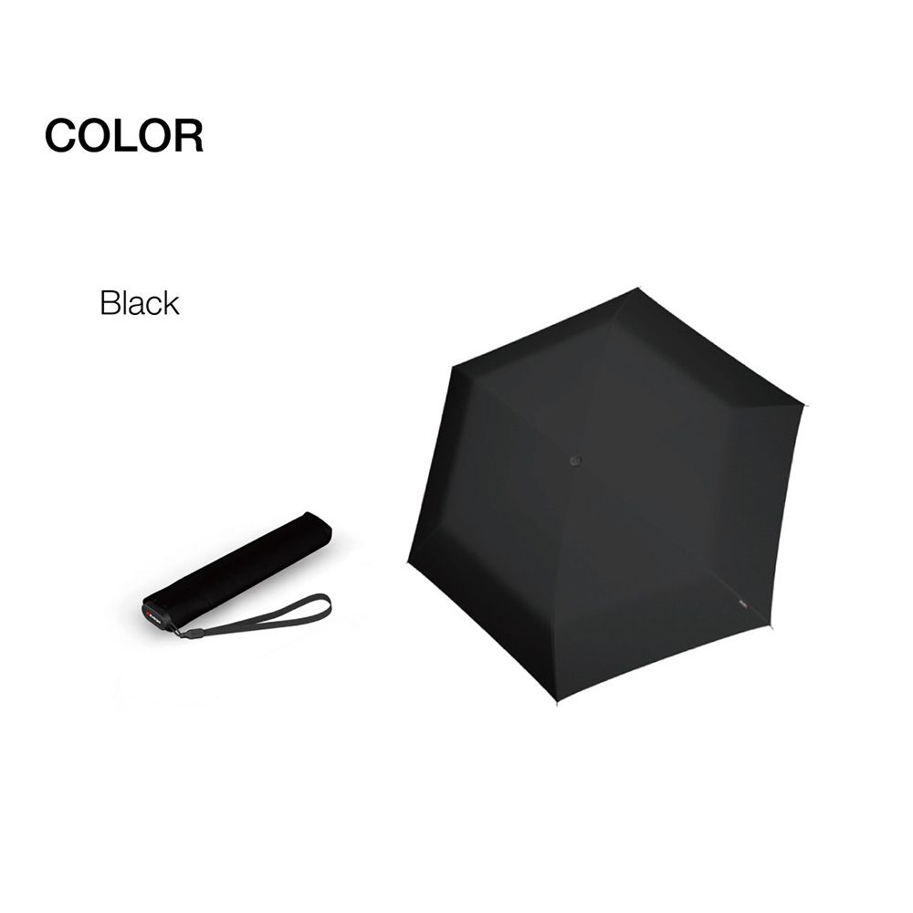 Knirps®德國紅點傘 US.050 手開傘 BLACK