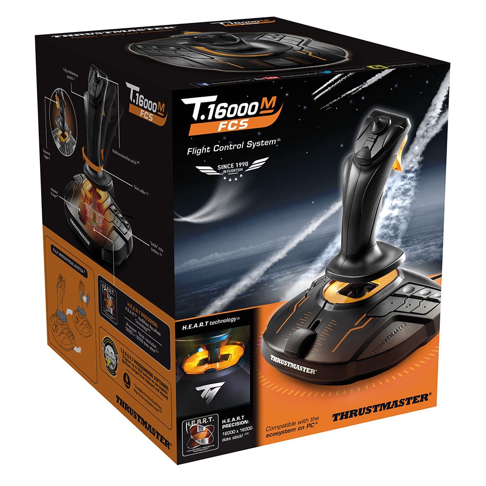 THRUSTMASTER 圖馬斯特 T.16000M FCS 飛行遊戲搖桿