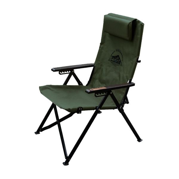 Camping ACE 野樂 黑森戰術六段椅 ARC-8T/ 軍墨綠