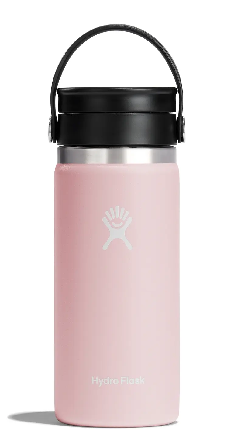 Hydro Flask 16oz旋轉咖啡蓋保溫鋼瓶/ 櫻花粉
